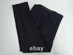JOSEPH Men's Black Zip Fly Straight Leather Buckle Detail Trousers FR48 UK38 NEW