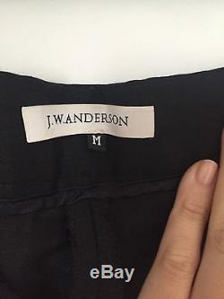 JW Anderson Black Wool Kilt Trousers Size m