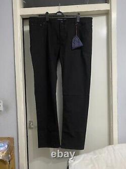 Jacob Cohen Mens Black J622 Comfort Handmade Tailored Jean WAS £405 Authentic