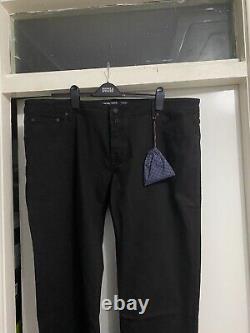 Jacob Cohen Mens Black J622 Comfort Handmade Tailored Jean WAS £405 Authentic