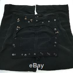 Jean Paul Gaultier, Homme Pants Vintage Multi button, Black