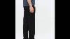 John Players Men Black Solid Casual Flat Front Trousers 1542306
