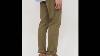 John Players Men Olive Green Solid Slim Fit Flat Front Trousers 1657595