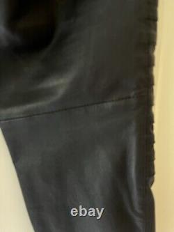 Joseph Women's Leather Skinny Trousers Size 40 Leggings