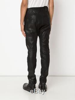 Julius 7 waxed effect paneled structured trousers 2015-2016 AW collection Julius