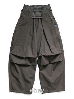 KAPITAL Cotton Dump ARMY Shimokita Jumbo Pants Military Pants Khaki / Black