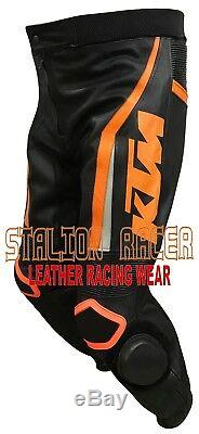 KTM Motogp Motorbike Racing Cowhide Leather Trousers