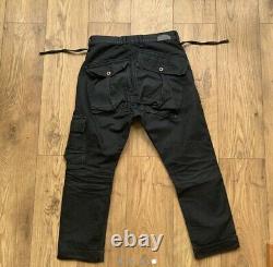 Kapital Japan Ringoman Cargo Trousers Pants Size 2 Medium Black RRP £450