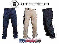 Kitanica RSP Pants 53 Cargo Pants Tactical Clothing Nyco Ripstop Black 36x34