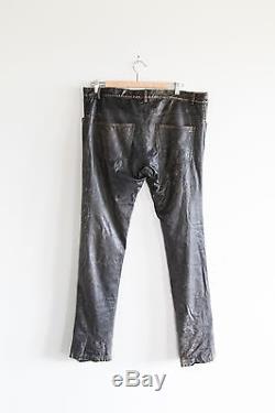 Ksubi Morrison Leather Pants Rare Vintage Collector's (Tsubi) Jeans Trousers