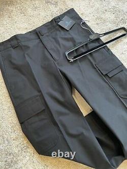 LANVIN MENS Black Trousers with Cargo Style Pockets Size W36 RRP £595