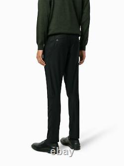 LANVIN Men's Wool/Cashmere Tailored Biker Pant Size 46 Black BNWT