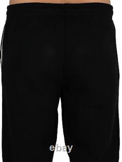 Lacoste Men's Side Branding Tapered Joggers, Black