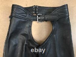 Leatherman NYC Chaps Deluxe Outzip Leather Fetish Wear 32