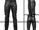 Levi 501 Leather Jeans Mens Black Leather Pants/trousers