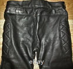 Lewis Leather Breeches Trousers Jeans Uniform Bluf Rob Mr B Langlitz Style
