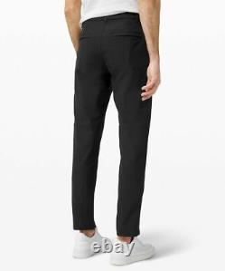 Lululemon Men's commission Trousers Classic Black Size 38 activewear New+Tags