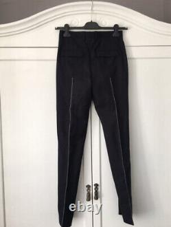 MAISON MARTIN MARGIELA Black & White Stitching Trousers Made In Italy