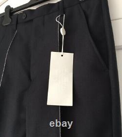 MAISON MARTIN MARGIELA Black & White Stitching Trousers Made In Italy