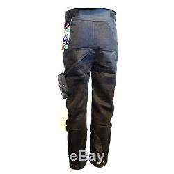 MENS ARMORED MOTORCYCLE PANTS TEXTILE BLACK With KNEE PROTECTOR SIZE 30 32 34