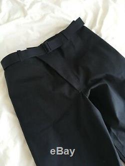 Mackintosh 0001 x Kiko Kostadinov Black Bonded Cotton Wide Leg Trousers M