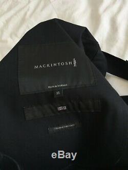 Mackintosh 0001 x Kiko Kostadinov Black Bonded Cotton Wide Leg Trousers M