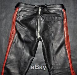 Made To Measure Premium Gay Leather Breeches Trousers Jeans Bluf Mr B Rob
