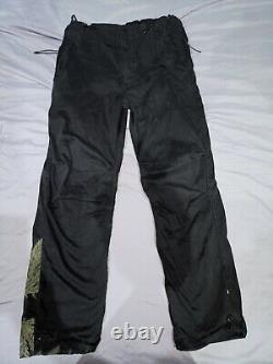 Maharishi Trousers Snopants Rare Vintage Large 34 Dragon Black Green