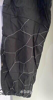 Maharishi embroidered snopants trousers size small black