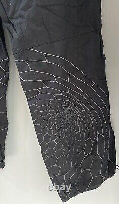 Maharishi embroidered snopants trousers size small black