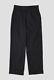 Margaret Howell Mhl Straight Leg Trouser Washed Cotton Drill Black Large Rrp£225