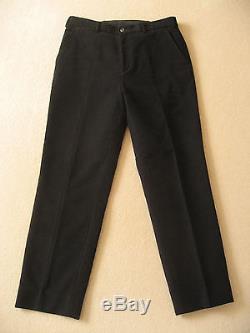 Margaret Howell Mainline Black Heavy Moleskin Slim Trousers M Medium 33 / 34