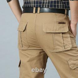 Men Cargo Pants Men Multi-pockets Pants Men Pants Military Men Casual Trousers