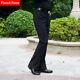 Men Flared Bottom Dress Pants Stretch Smart Casual Trousers Bootcut Fashion New