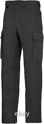 Men'S Service Trousers Black, Size 48R