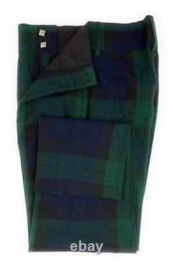 Men's Black Watch Tartan Trousers Trews Scotish Golf Wear Highland Wear