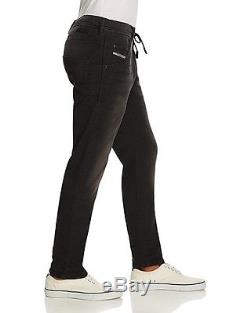 Men's DIESEL Krooley Jogger Vintage Black Joggjean Jogg Sweat Leg Jeans Pants