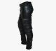 Men's Genuine Leather Cargo Pant Handmade Genuine Leather Biker Trousers Pants