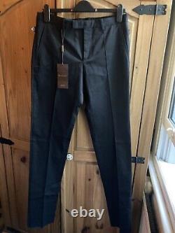 Men's Gucci Black Chino Trousers Uk30 It 46 Bnwt Rrp £650