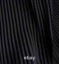 Men's Homme Plissé Issey Miyake pleated cropped Tapered Black trousers Size 1