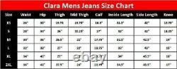 Men's Lace Up Pants Real Leather Sides & Front Laces Up Motorcycle Biker Trouser