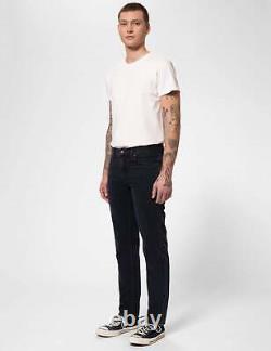 Men's Nudie Jeans Gritty Jackson Denim Black Forest