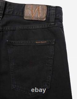 Men's Nudie Jeans Gritty Jackson Denim Black Forest