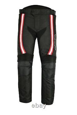 Men's Racing Motorbike Suit CE Armour Textile Cordura with Armour Gloves