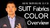 Men S Suit Color Video Guide Charcoal Light Grey Navy Blue Black Brown Tan White