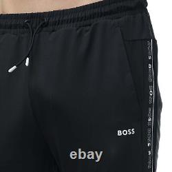 Men's Track Pants Boss Hicon Gym Pants in Black