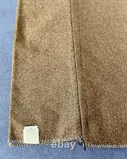 Men's Vintage Slacks Pants Chocolate Brown 100% Wool- American Pant- NWT- NICE