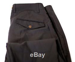 Men's Vivienne Westwood Man New Wool Black Pants Made in Italy Label 50 Meas 36