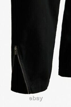Men's ZARA SRPLS Jumpsuit boiler suit overalls SMALL MEDIUM Black Pilot S M RARE