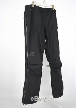 Mens Arcteryx Beta Gore-Tex XCR Pants Ski Snowboard Black Trousers Size L